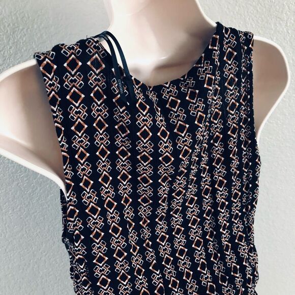 Forever 21 Diamond Printed Shorts Romper Jumper S - Picture 5 of 6